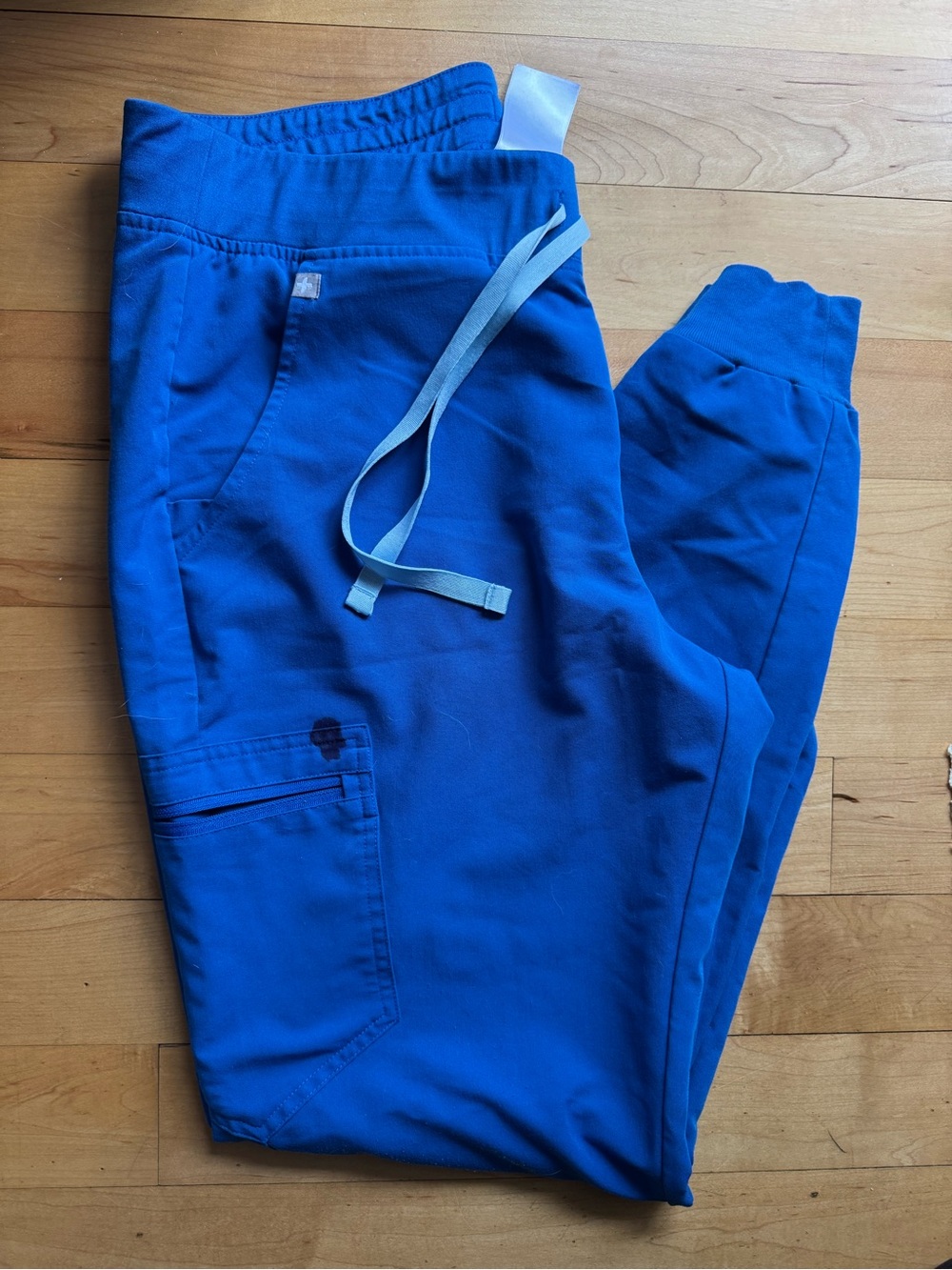 FIGS Royal Blue Drawstring Joggers